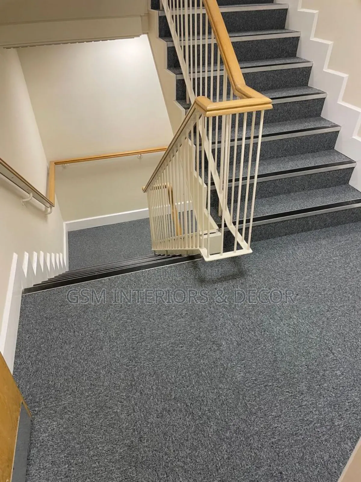 Wall to Wall Carpets Grey Colour With Naplocks
