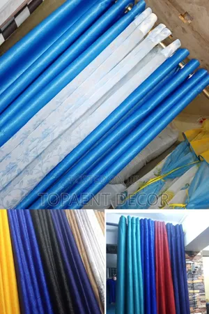 Soft Plain Colourful Eyelates Window Curtains
