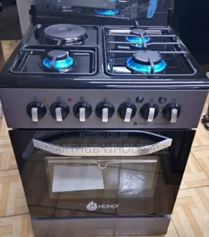60×60 Nunix Standing Cooker 3gas Plus 1 Hot Plate