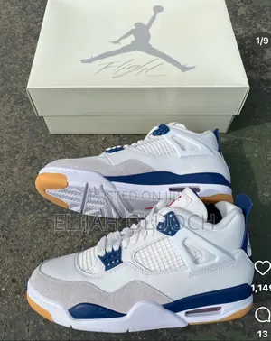 Air Jordan 4 Retro Sp   “Summit White Navy "