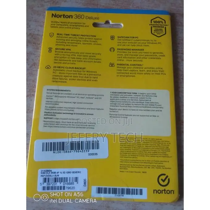 Norton 360 Deluxe 3 Devices