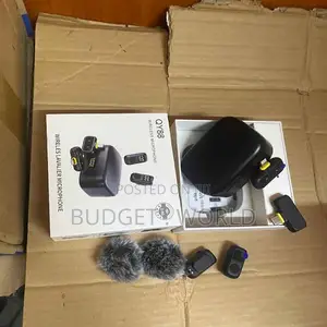 . Qy88 Magnetic Clip-on Wireless Microphone Kit