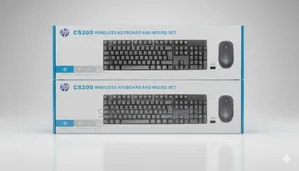 Hp Cs200 Wireless Keyboard and Mouse Set.