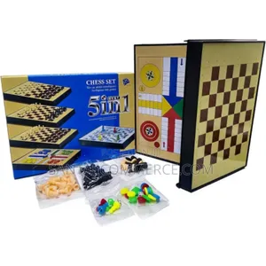 5 In1 Foldable Board Game Set