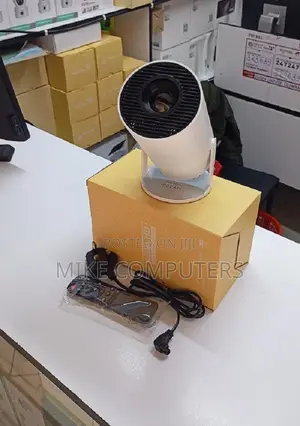 Projector With Wifi6 and Bluetooth, Support Android Tv 11.0, Mini