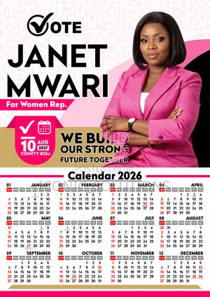 Premium A2 Women Rep (Representative) Calendars