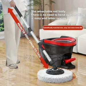 12l Bucket Foot Pedal Spin Mop (Rotary Mop)