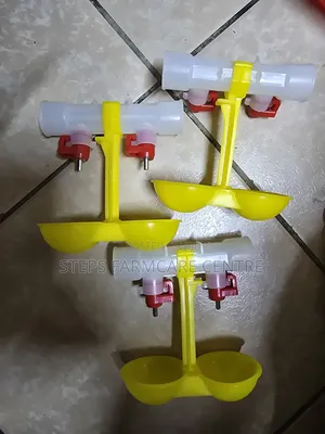 Double Cup 3/4" Pipes Poultry Drinkers
