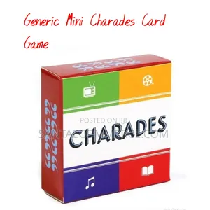 Generic Mini Charades Card Game