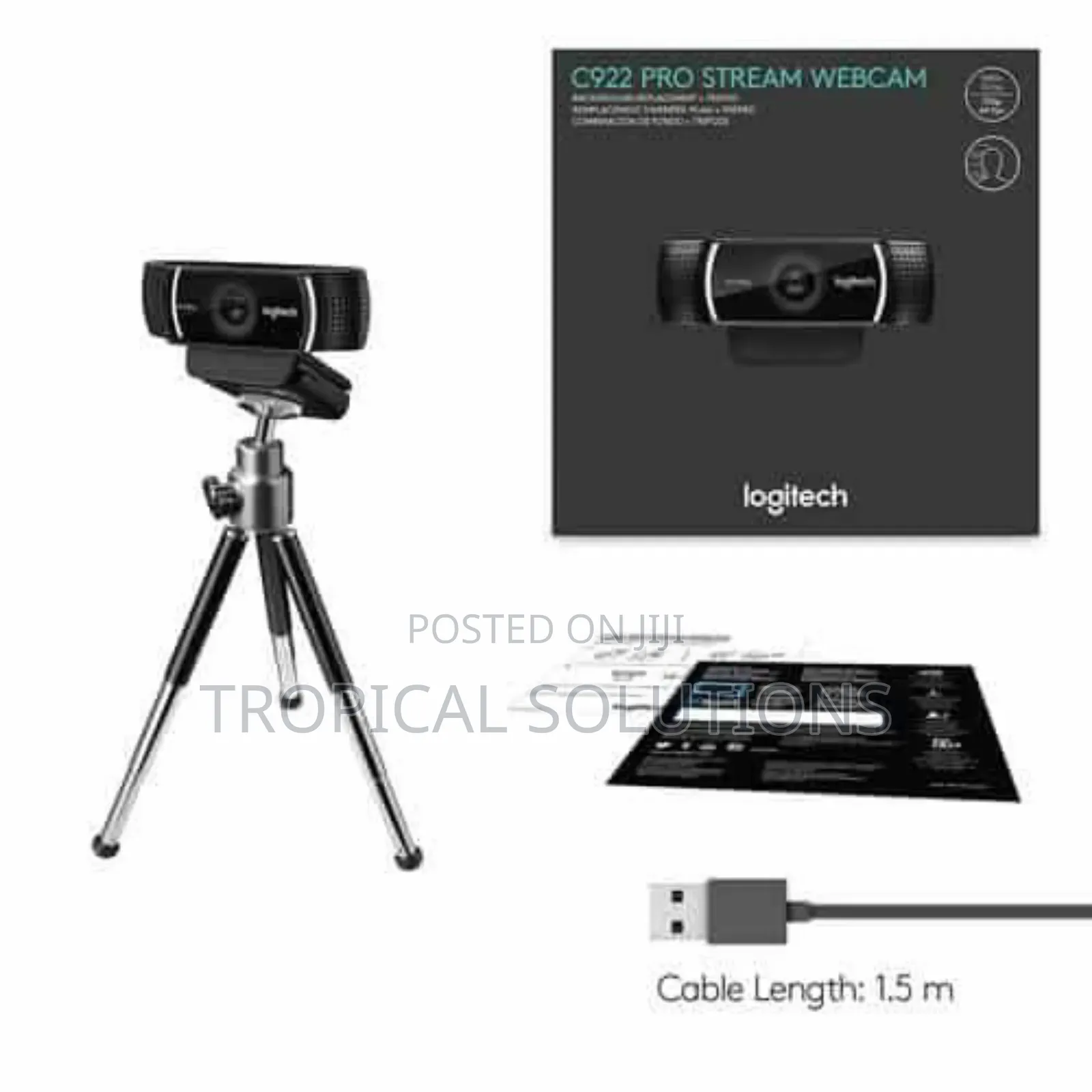 Logitech C922 Pro Tripod Webcam