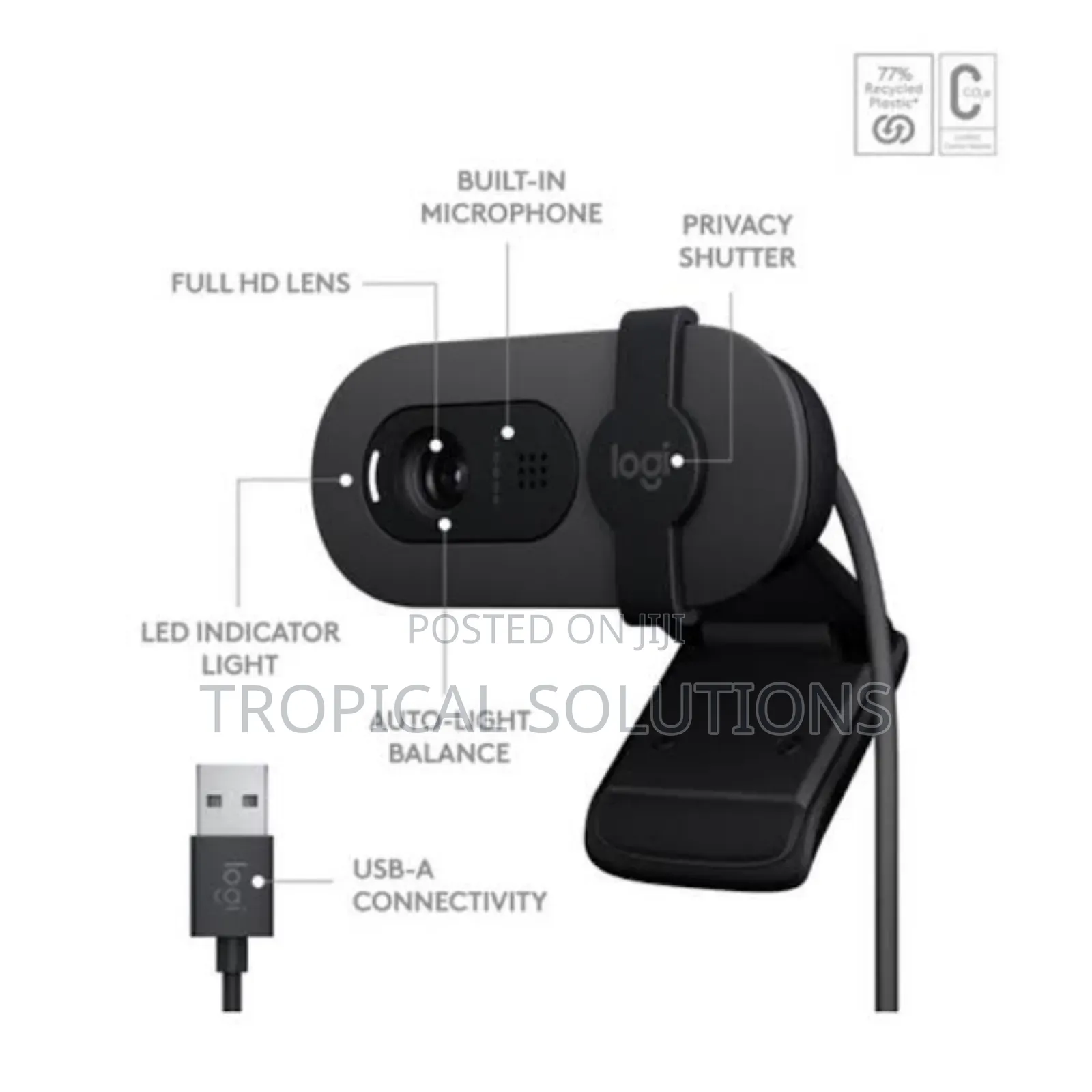 Logitech Brio 100 Graphite 1080p Brio 100
