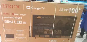 Vitron 100 Mini Led  Google Tv Brand New Tv