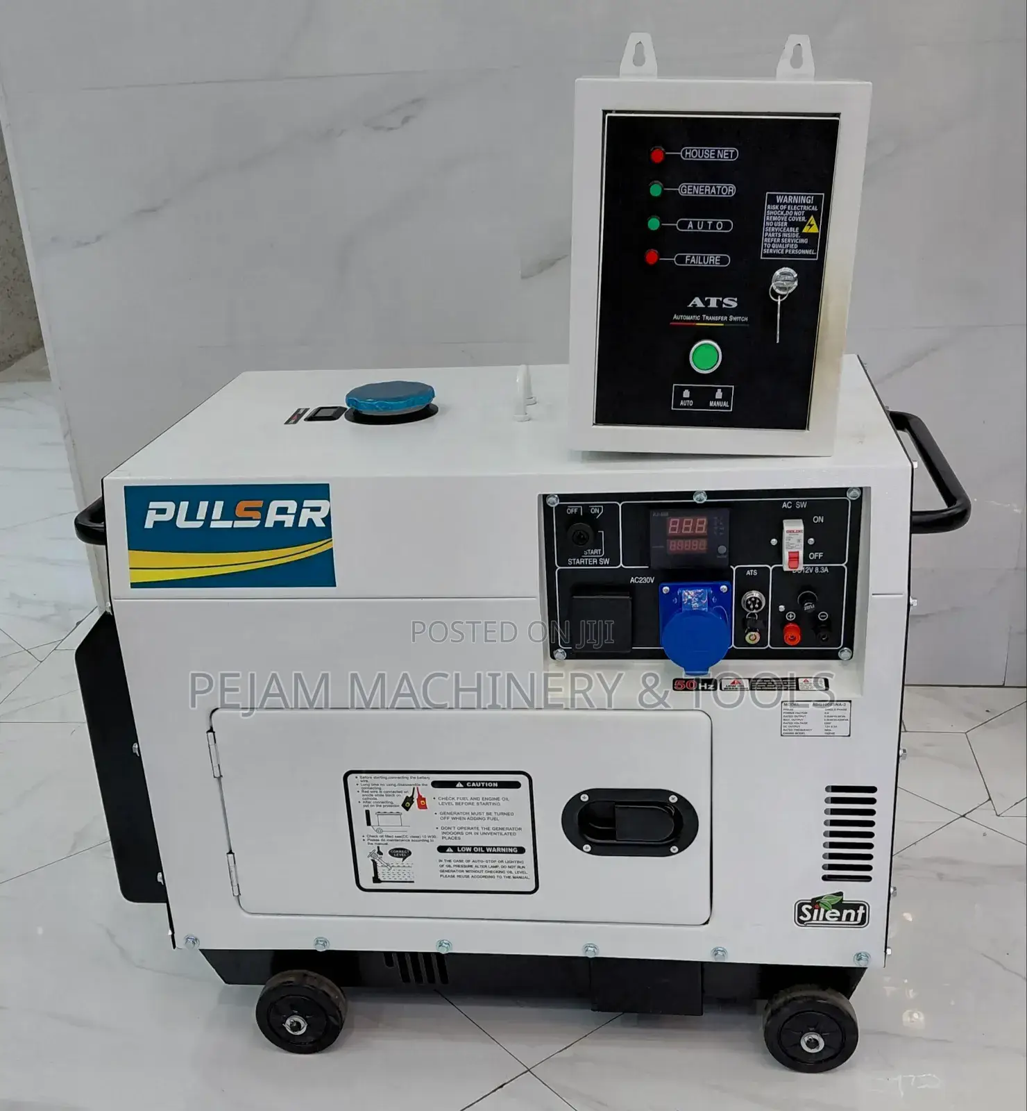 Pulsar Silent Diesel Generator With Automatic Transfer Switch (Ats)