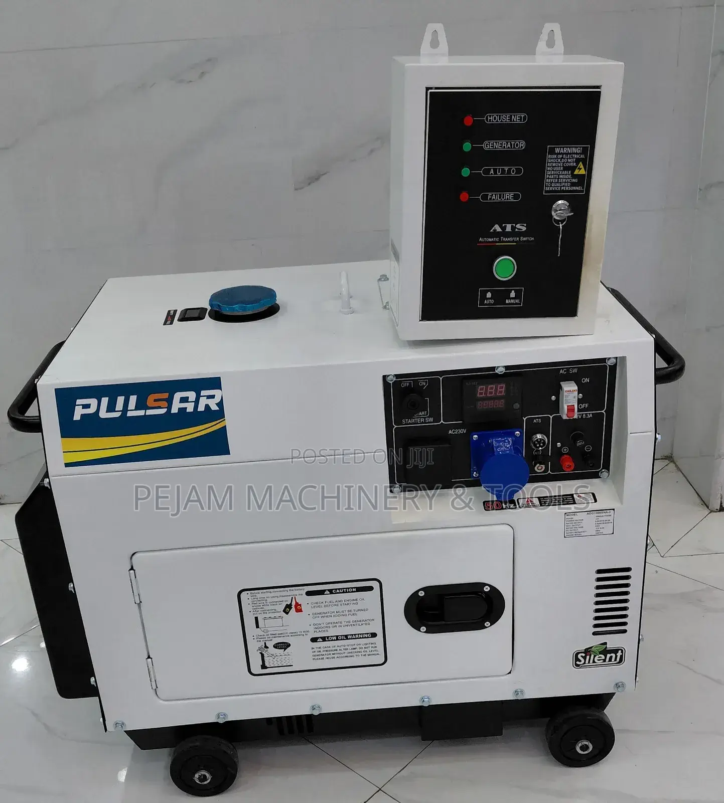 Pulsar Silent Diesel Generator With Automatic Transfer Switch (Ats)