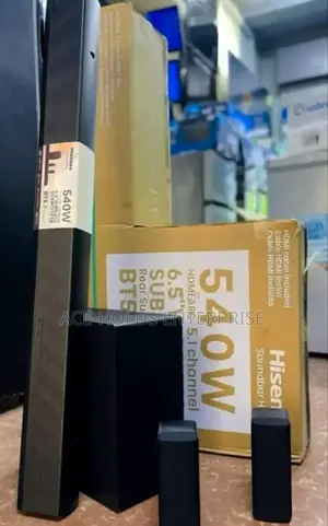 540w - Wireless Hisense 5.1 Soundbar Speaker System -6.5"
