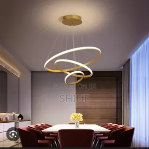 Modern 3 Ring Led Chandelier