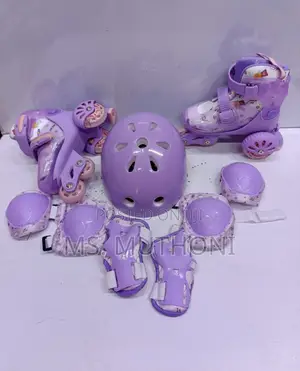 Children's Training Roller Skate With Full Protection Set