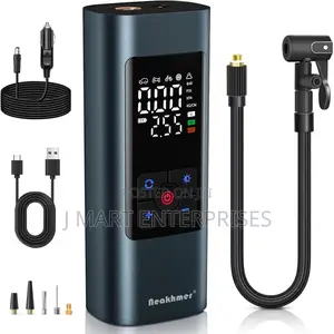 Tire Inflator Portable Air Compressor: Cordless Air Pump