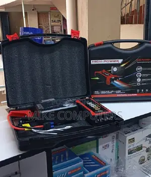 High Power Portable Car Jump Starter Kit With Tyre Inflator
