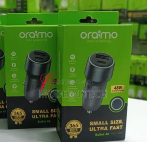 Oraimo Bullet 48 48w Car Charger