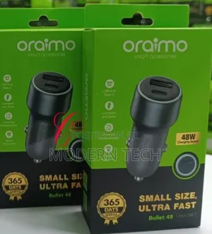 Oraimo Occ-73d 48w Compact Dual Usb Car Charger