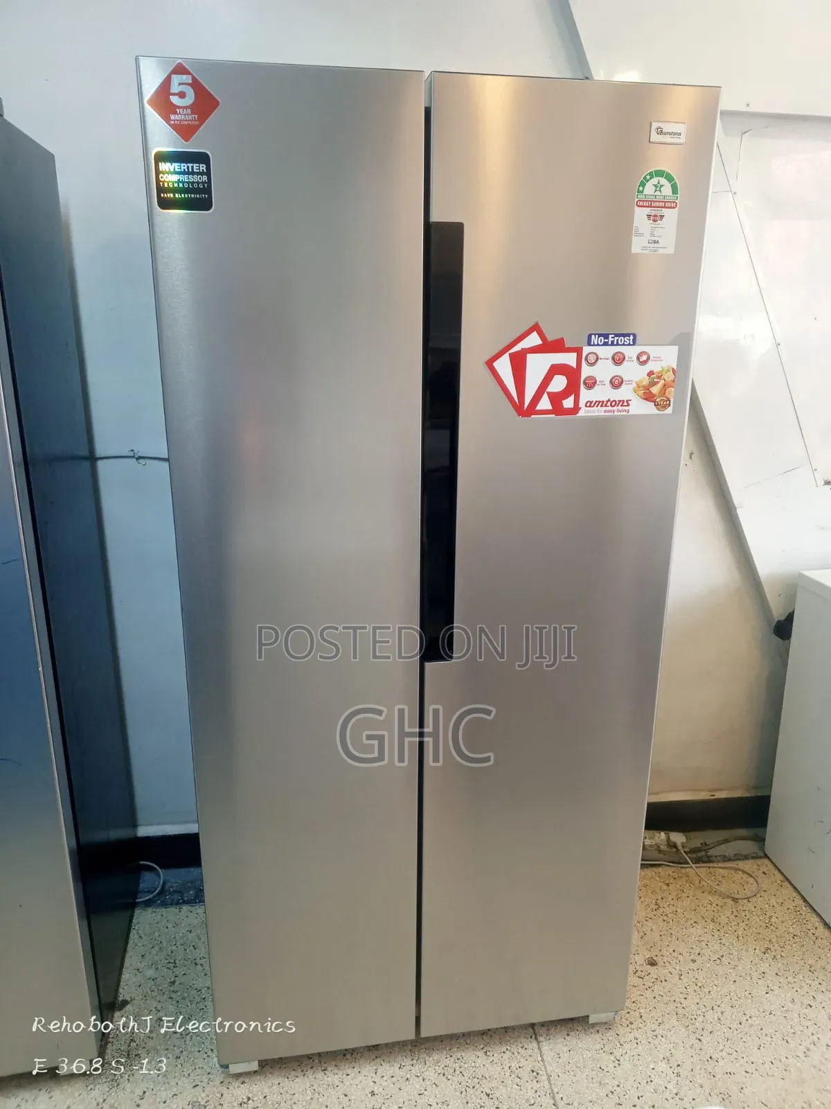 Ramtons Side-by-Side Fridge