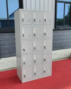 15-lockers Steel Office Cabinet