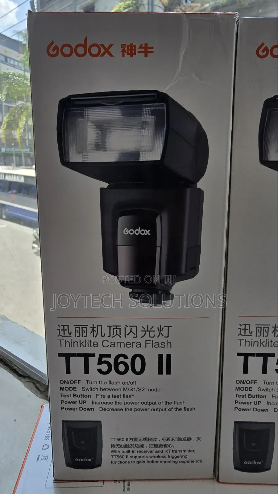 Godox Thinklite Tt560 Ii Camera Flash Speedlite With Wireless Trigger