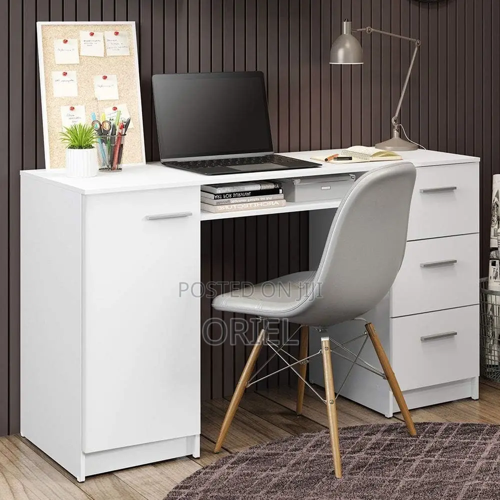 Study Tables; Storage-Integrated Home Computer Desk