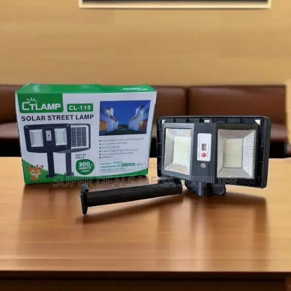 Ctlamp 300 Watts Solar Street Light High Quality Body Construction