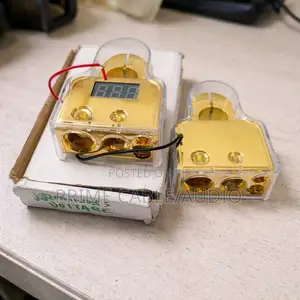 Digital Car Battery Terminals With Voltage Display