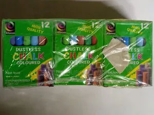 Colored Omega Dustless Chalk Per Gloss