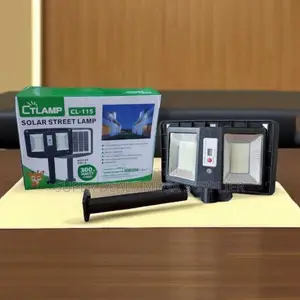 Built-in Solar Panel Ctlamp 300 Watts Double Sided Solar Street Light