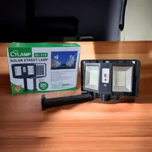 Large Capacity Lithium Battery Ctlamp 300 Watts Solar Street Light