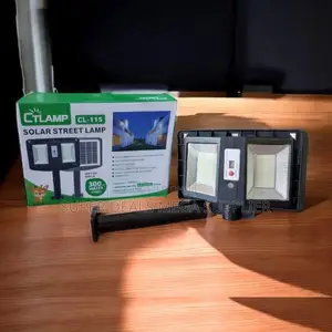 Ctlamp 300 Watts Double Sided Solar Street Light With Li-Ion Battery