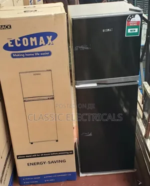 Ecomax 138 Litres Dark Silver Double Door Refrigerator