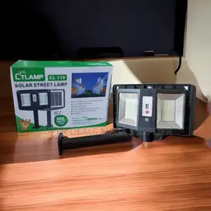 Pir Motion Sensor Ctlamp 300 Watts Double Sided Solar Street Light