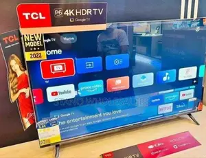 Frameless TCL 55 Inch 4 K HDR Google Tv Fg/76