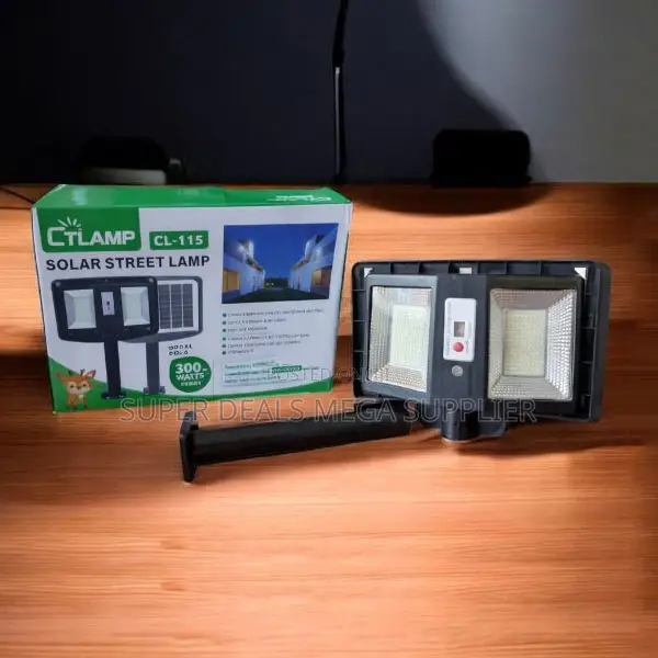 Remote Control Ctlamp 300 Watts Double Sided Solar Street Light