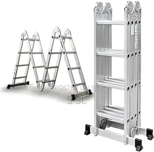 Aluminium Multipurpose Ladder – Foldable Adjustable 4x4
