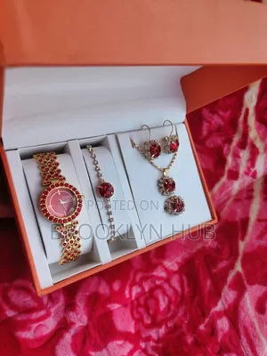 Elegant Red Gemstone Jewelry