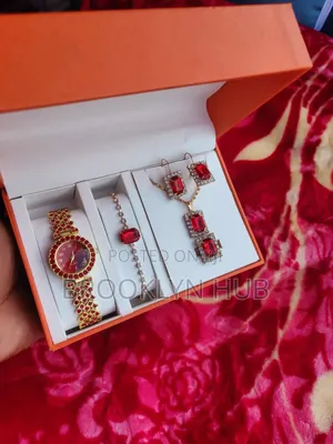 Elegant Red Gemstone Jewelry