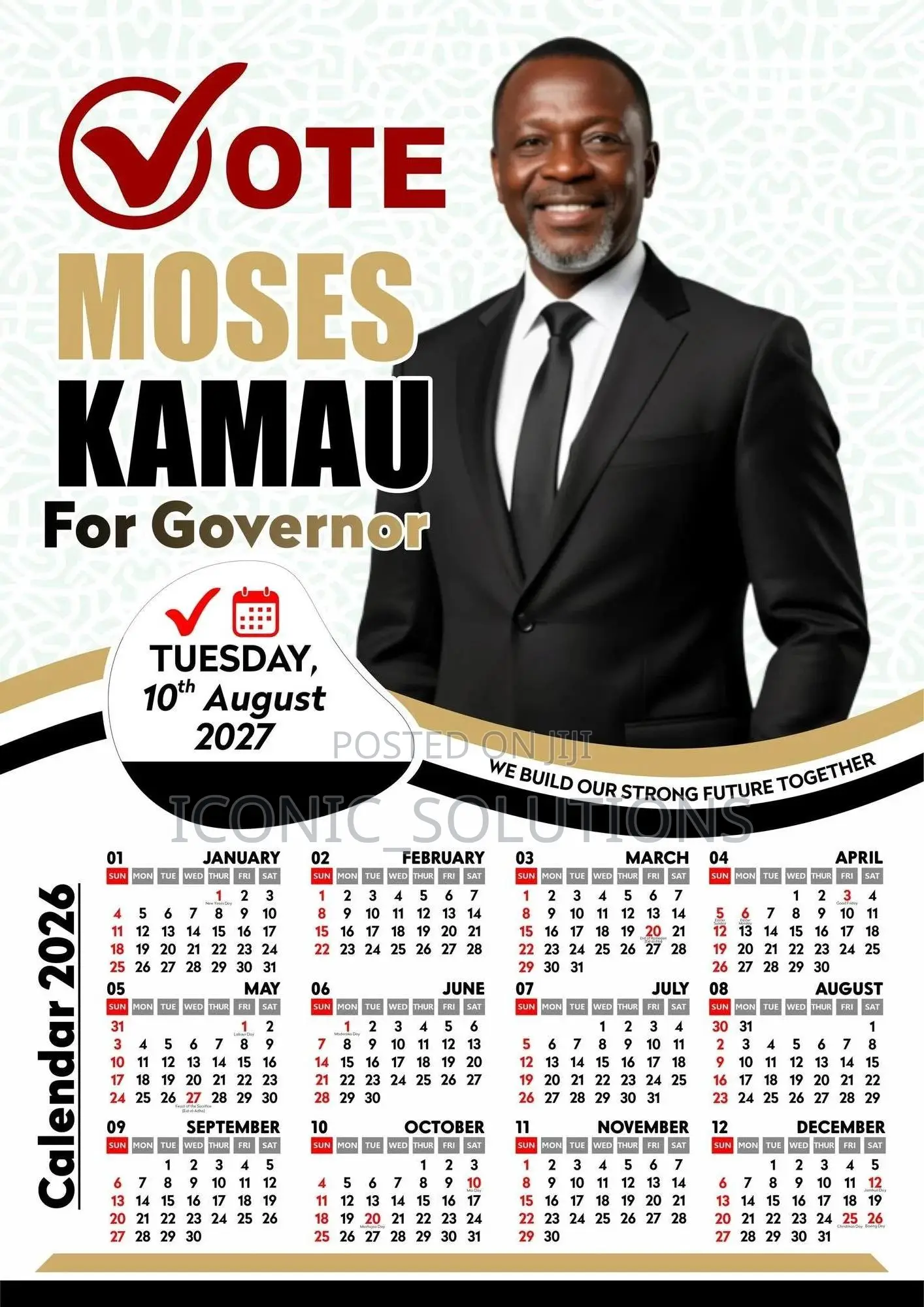 Premium A2 Governor Calendars