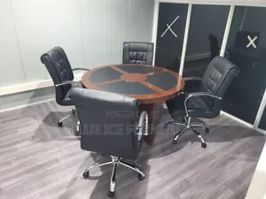Modern Conference Table With Leather Chair