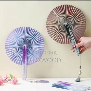 Round Foldable Fans