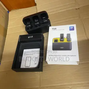 T68 Mini Clip-on Mic for Livestream Recording