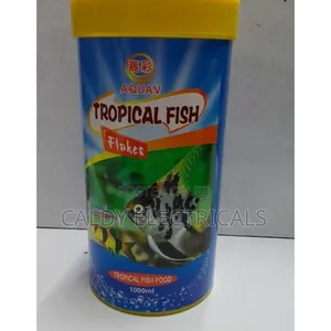 100ml Aquav Tropical Fish Flakes Food Jh6t