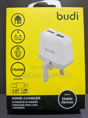 Budi 12w Type C Home Charger