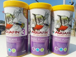 Modern Aquafin 3 Natural Fish Food Basic Flake Hy9k