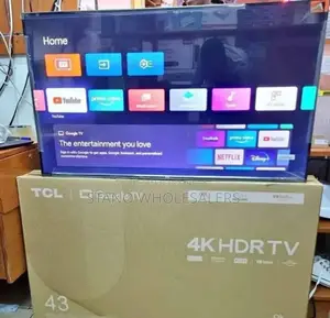 Pre Installed Apps TCL 4 K HDR 43 Inch Television